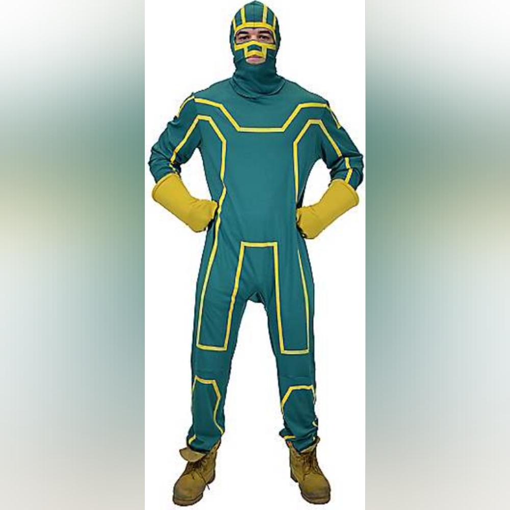 Kick Ass Men’s Costume Halloween Movie Cosplay Size small
